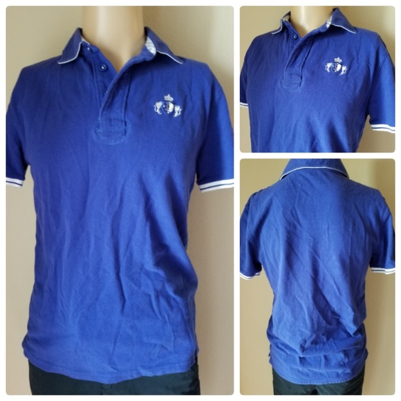 royal blue polo shirt mens